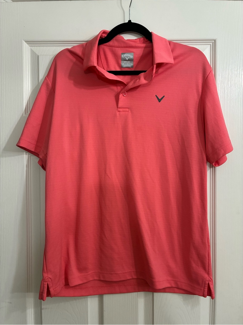 Callaway Men's Coral Pink Golf Polo